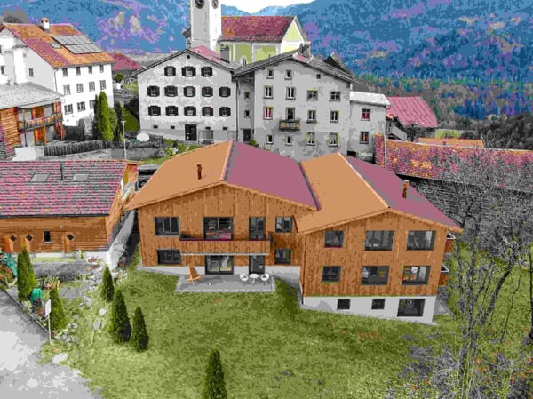 Bewilligtes Neubauprojekt mit 7 Wohneinheiten an attraktiver Lage in Trin Dorf 1