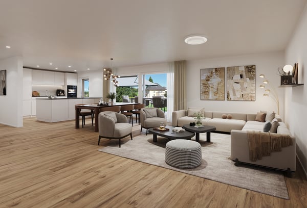 4.5 Z.-Wohnung OG (D), 126 m2 Netto Wohnfläche, 35m2 gedeckter Balkon 7