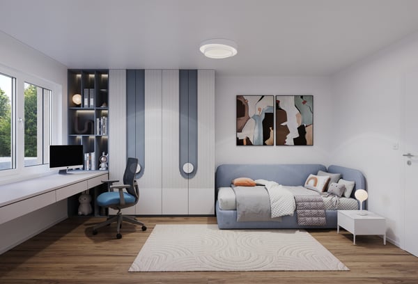 4.5 Z.-Wohnung OG (D), 126 m2 Netto Wohnfläche, 35m2 gedeckter Balkon 12