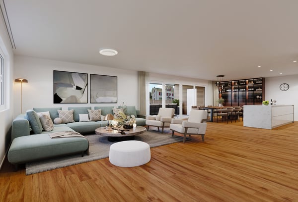4.5 Zimmer-Wohnung (D) im 1.OG, mit 144 m2 Netto-Wohnfläche und 29.5m2 Balkon 5