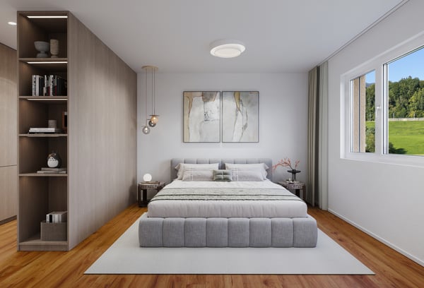 4.5 Zimmer-Wohnung (D) im 1.OG, mit 144 m2 Netto-Wohnfläche und 29.5m2 Balkon 8