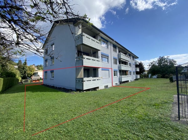 4.5-Zimmer-Wohnung mit Garten