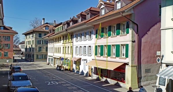 Gschichtsträchtigi Muure mit modernem Inneläbe ir Burgdorfer Autstadt 3