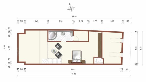 Dach-Maisonettewohnung 8