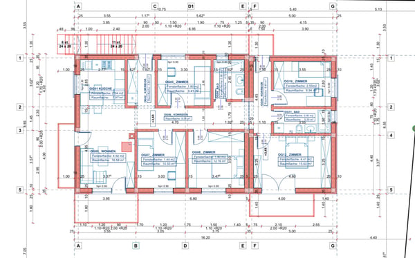 Neubau, moderne 3.5-Zimmer-Wohnung mit zwei Balkone 13