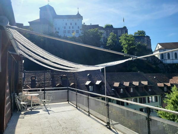 Wohnung mitten im Städtchen Aarburg mit toller Aussicht auf die Burg 2