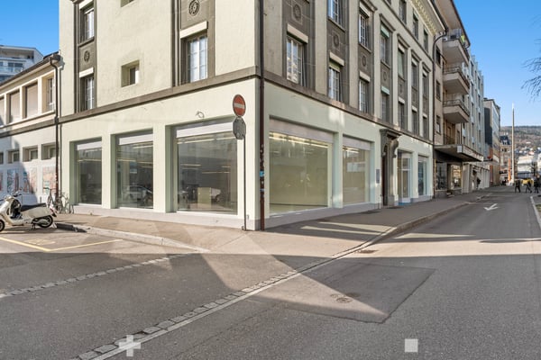 Attraktive Eck-Gewerbefläche ab 270 m² – starke Frequenzlage | Biel Zentrum 2