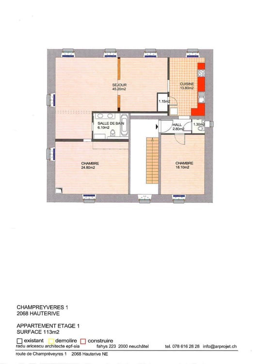 Appartement de 4.5 pièces à Hauterive 1