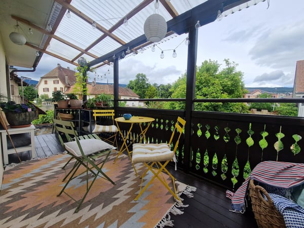 Charmant appartement de 3.5 pièces avec balcon à Milvignes 6