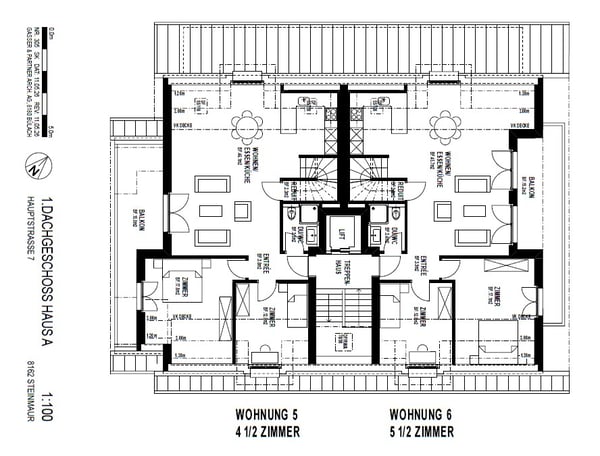 Moderne 4.5-Zimmer-Dach-Maisonette-Wohnung mit Balkon in Steinmaur 4
