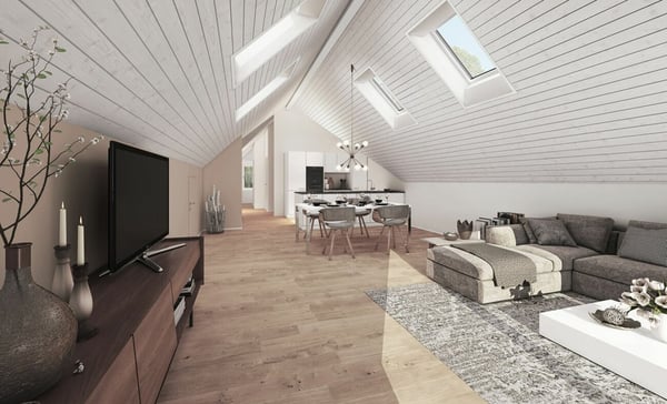 Neubauprojekt «Zum Ghöch», Grosszügige 4.5-Zimmer-Dachwohnung 1