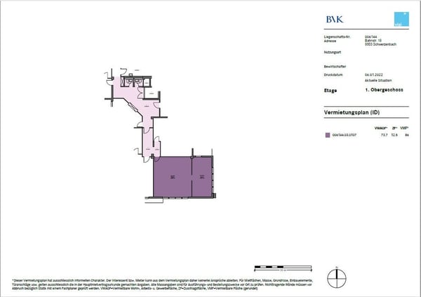 Büroräumlichkeiten im Herzen Schwerzenbach, Chimlimärt 8