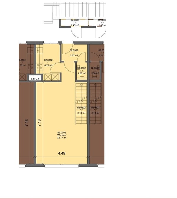 2.5-Zimmer-Maisonettewohnung mitten im Chimlimärt 10
