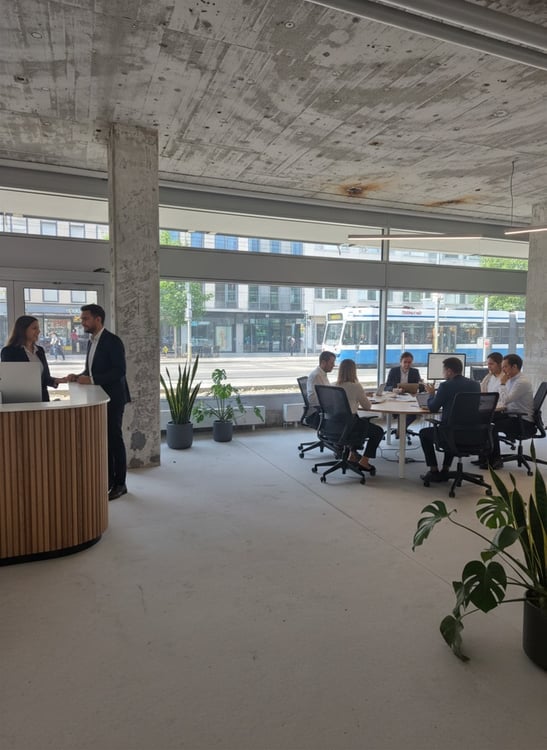 Ihr Movement- & Showroom-Space im dynamischen Kreis 4 6