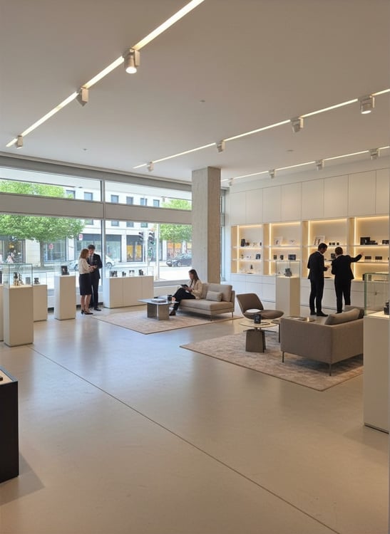 Ihr Movement- & Showroom-Space im dynamischen Kreis 4 3