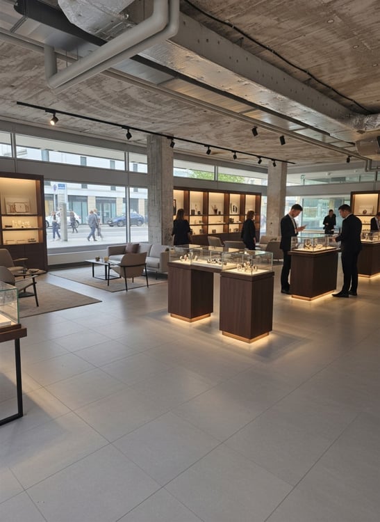 Ihr Movement- & Showroom-Space im dynamischen Kreis 4 5