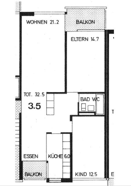 Schöne 3.5-Zimmerwohnung im 3. Obergeschoss 8