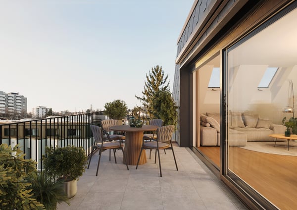 Wohnen über den Dächern: Komfortables 1.5-Zimmer Topfloor-Apartment 1