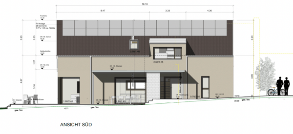 Bauland 1'005 m² mit bewilligtem 6.5-Zimmer-EFH 6