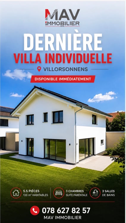 Dernière villa individuelle disponible à Villorsonnens 9