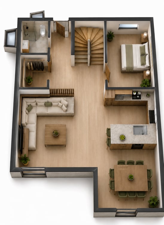 Magnifiques villas mitoyennes neuves de 5.5 pièces à vendre sur plan à Chénens (FR) 4