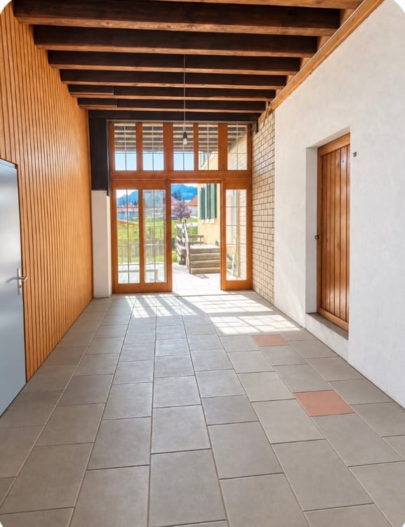 Magnifique ferme rénovée avec installations équestres à Brenles 4
