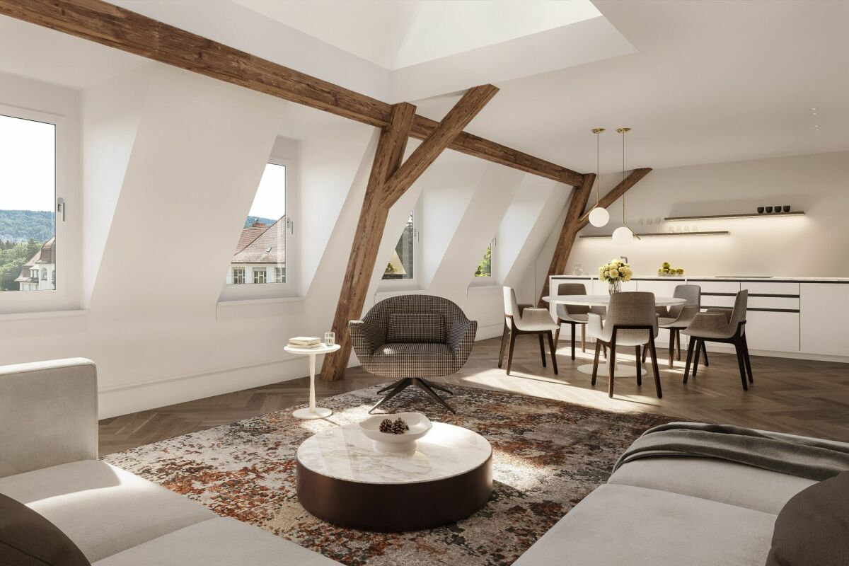 Ihr neues Zuhause im Kreis 3 - Exklusive 3.5-Zimmer-Wohnung im EG