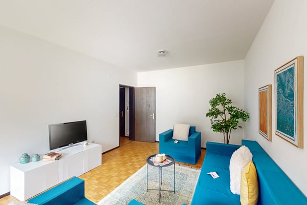 Luminoso 1.5 locali con balcone, piscina e campi da tennis 4