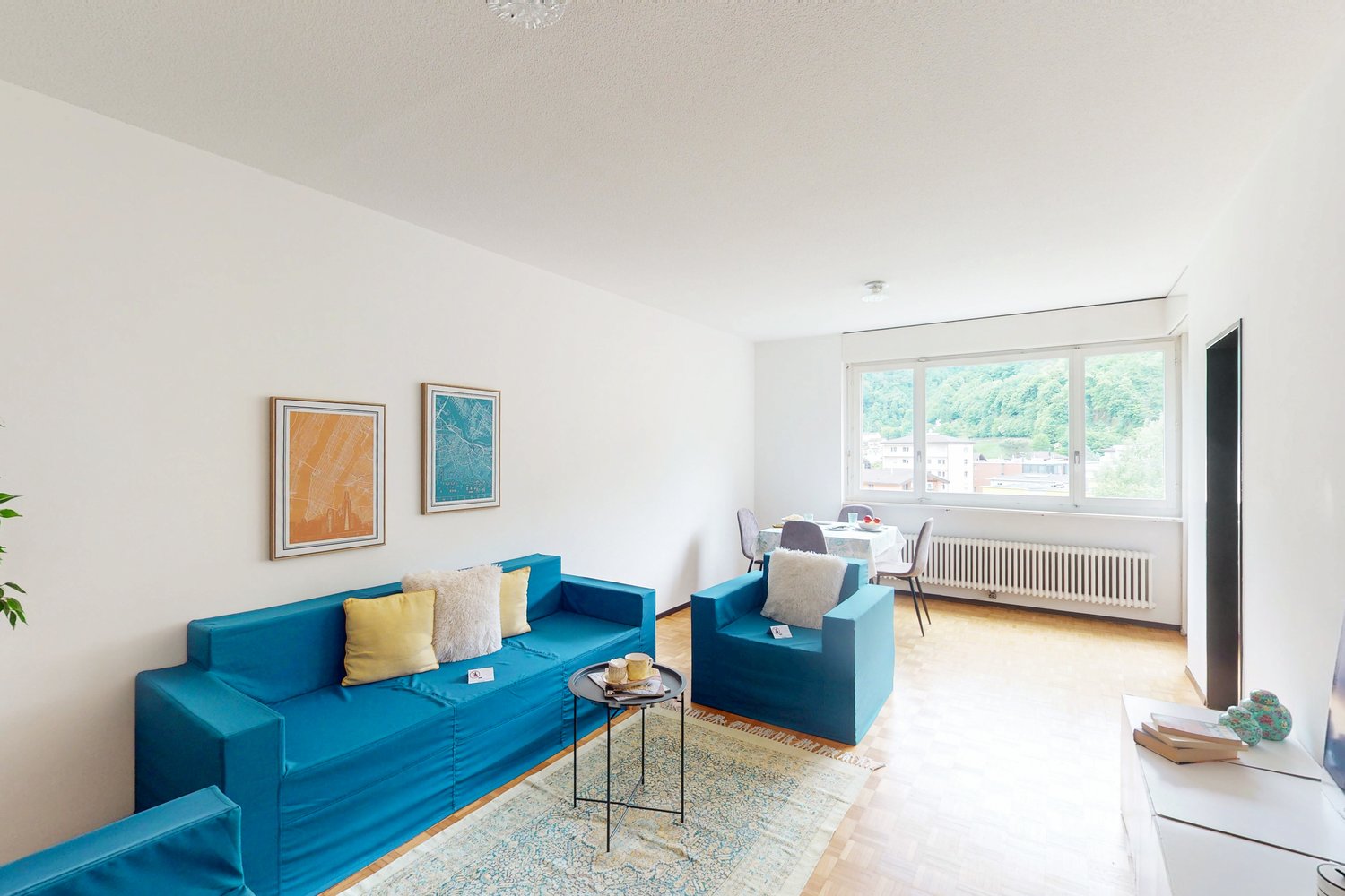 Bild Luminoso 4.5 locali con balcone, piscina e campi da tennis