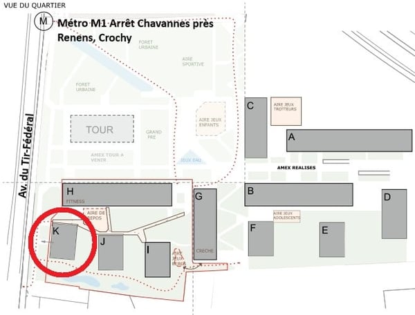 Nouveau! Quartier des Cèdres à Chavannes-près-Renens 3