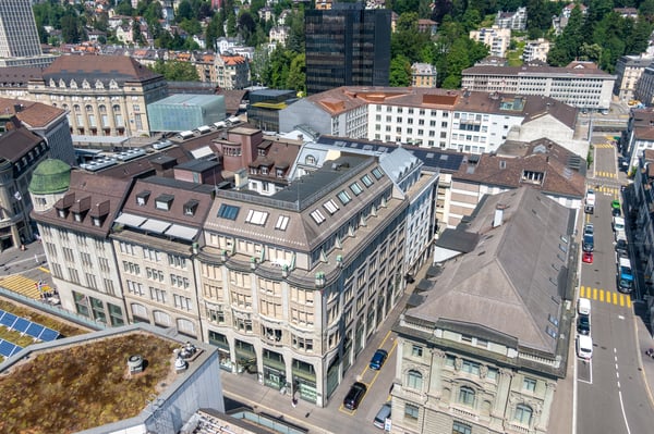 Arbeiten an Toplage - Bürofläche beim Hauptbahnhof St. Gallen 1