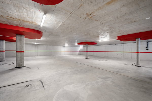 Parkplätze in der Einstellhalle zu verm…