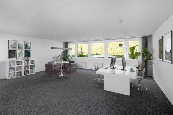 Direkt loslegen - ausgebauter Büroraum 2