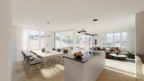 Hochmoderne Wohnung - weniger als 100 Meter vom Bahnhof Selzach entfernt. 1