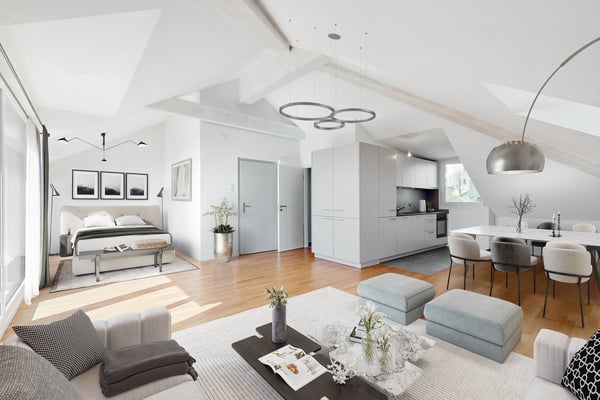 Superbe loft sous les combles 1