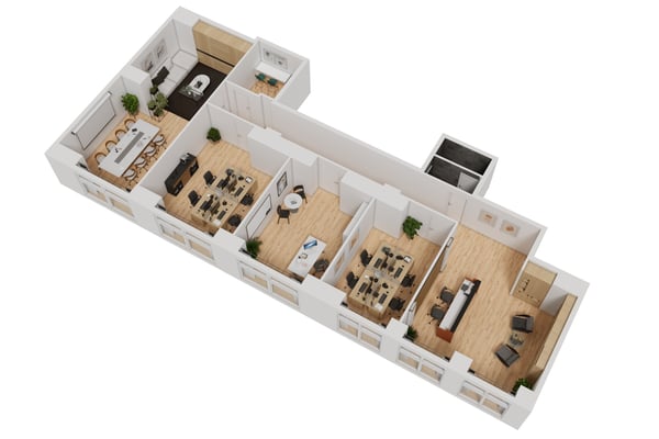Bureaux fonctionels au centre de Genève 6