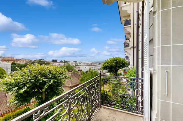Appartement haussmannien dexception avec jardin au centre de Lausanne 10