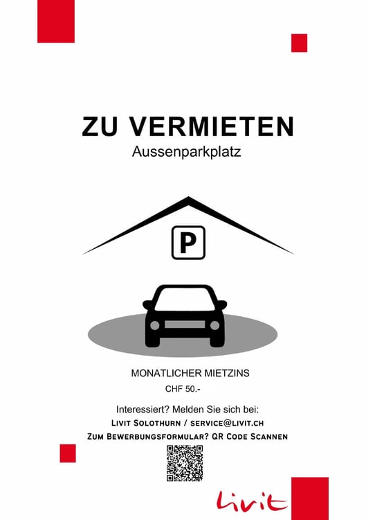 Aussenparkplatz im Herzen von Gränichen? Gesucht, gefunden. 16