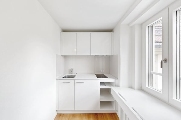 Moderne Wohnung für Singles im Kreis 4 5