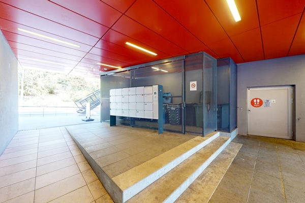 Duplex moderne dans la gare de Fribourg 2