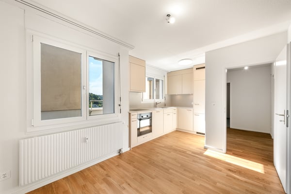 Frisch saniert Attikatraum mit grosser Dachterrasse sucht Sie! 2