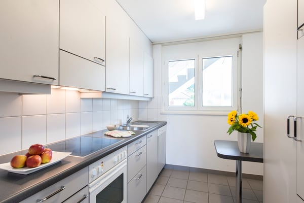 Lichtdurchflutete Erdgeschosswohnung mit Gartensitzplatz. 3