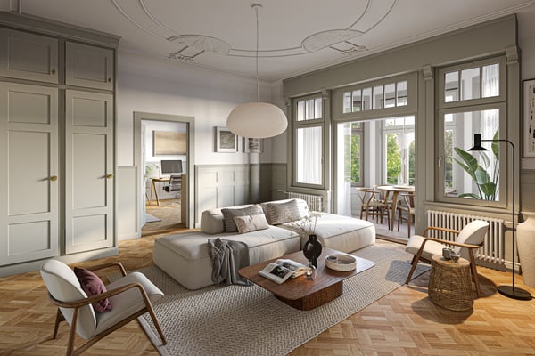 Charmante Altbauwohnung im Herzen von Zürich 3