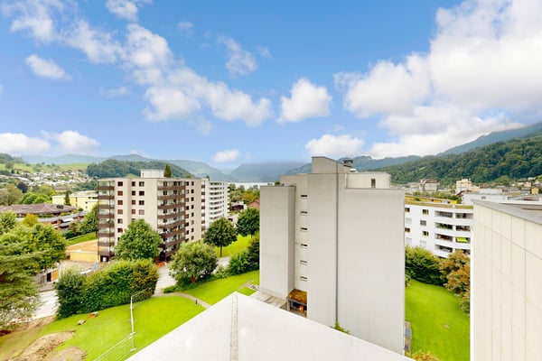 Dachwohnung mit grosser Terrasse und grossartiger Aussicht! 5