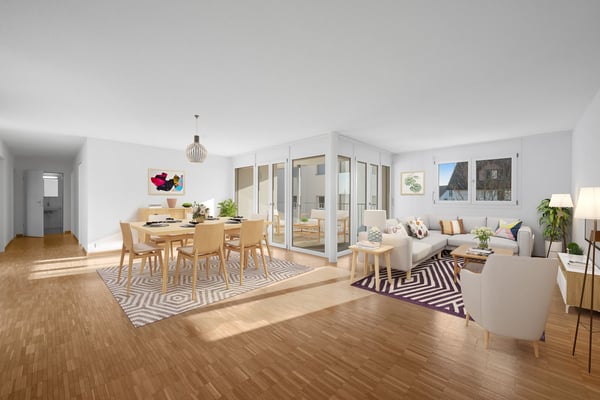 Attraktive Wohnung in schöner Liegenschaft zu vermieten 5