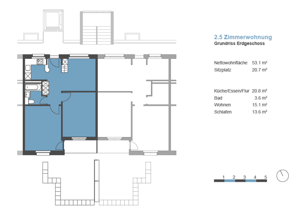 Kleinwohnung an zentraler und ruhiger Lage 6