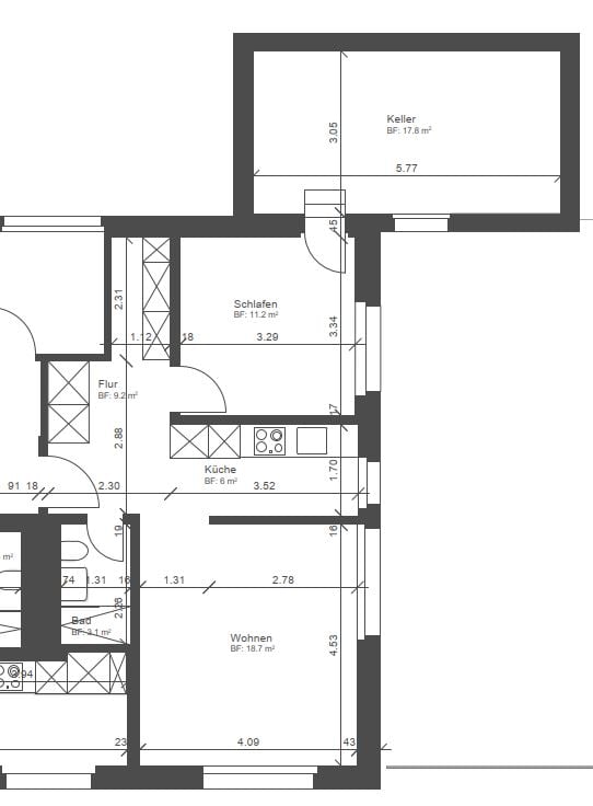 Wohnung Nähe Kantonsspital 8