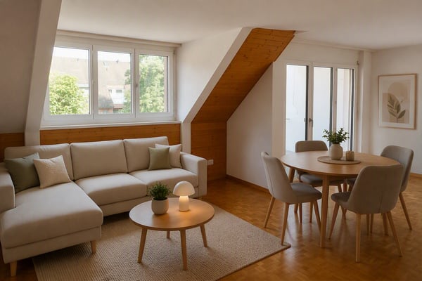 Gemütliche 3.5-Zimmerwohnung in St. Urban zu vermieten 2