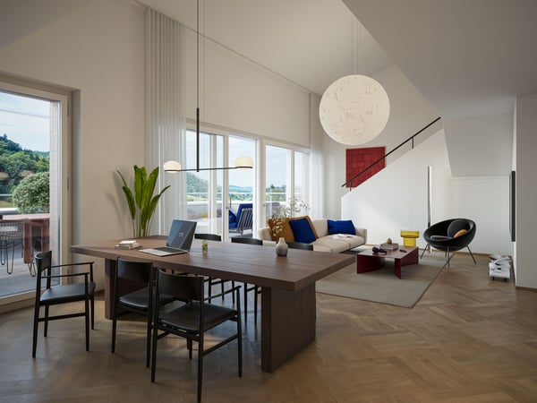 TrioVista C1 – Familienwohnen auf zwei     Ebenen | 5.5 Zimmer Neubau 2