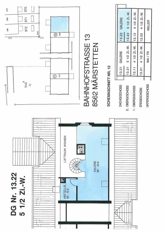 Grosszügige 5.5 Zi.- Maisonettewohnung, ca. 150m2 14
